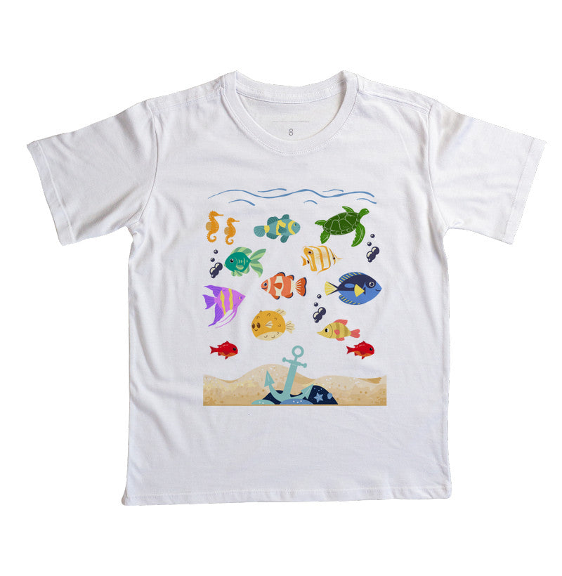Camiseta Fundo do mar
