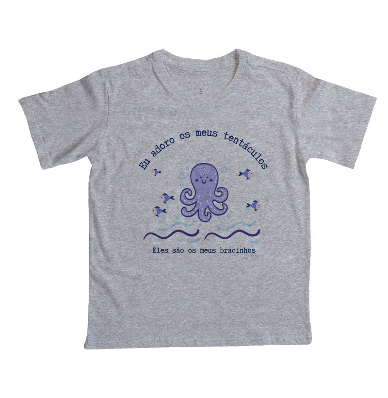 Camiseta Eu adoro os meus Tentáculos