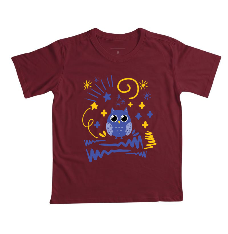Camiseta Na Vibração da Corujinha