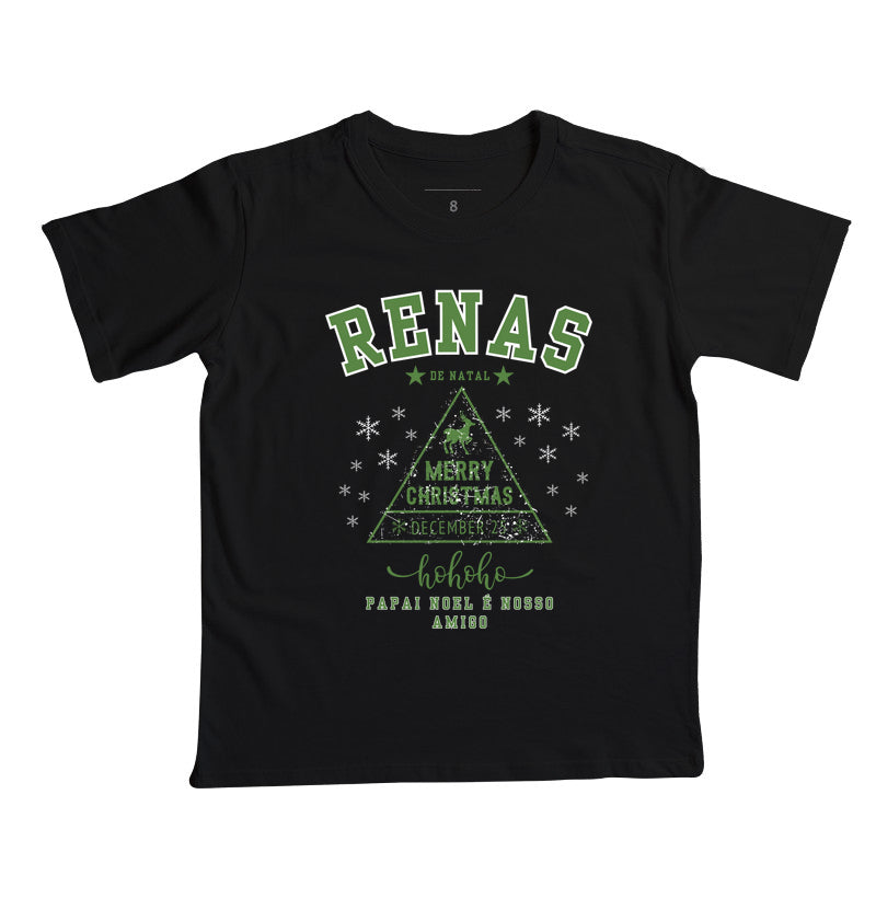Camiseta Renas de Natal