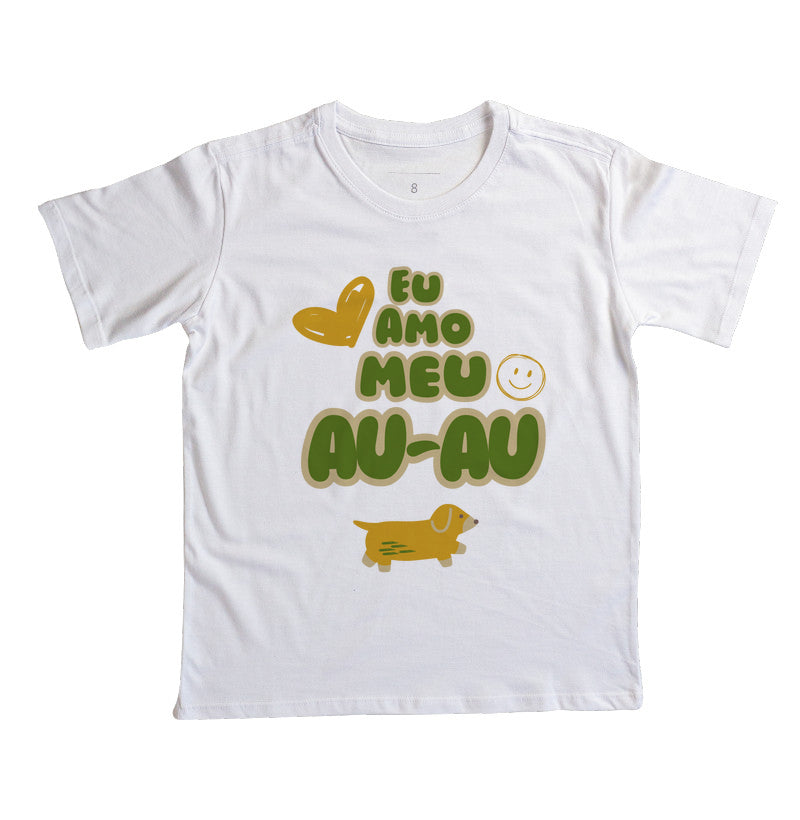 Camiseta Eu amo meu au-au