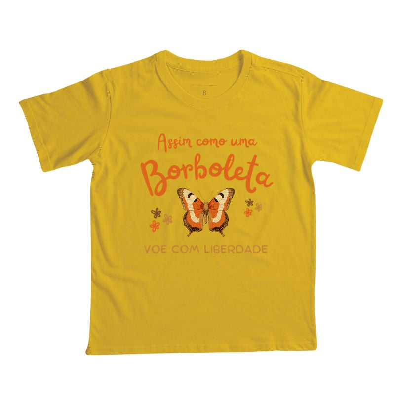 Camiseta Assim como uma borboleta