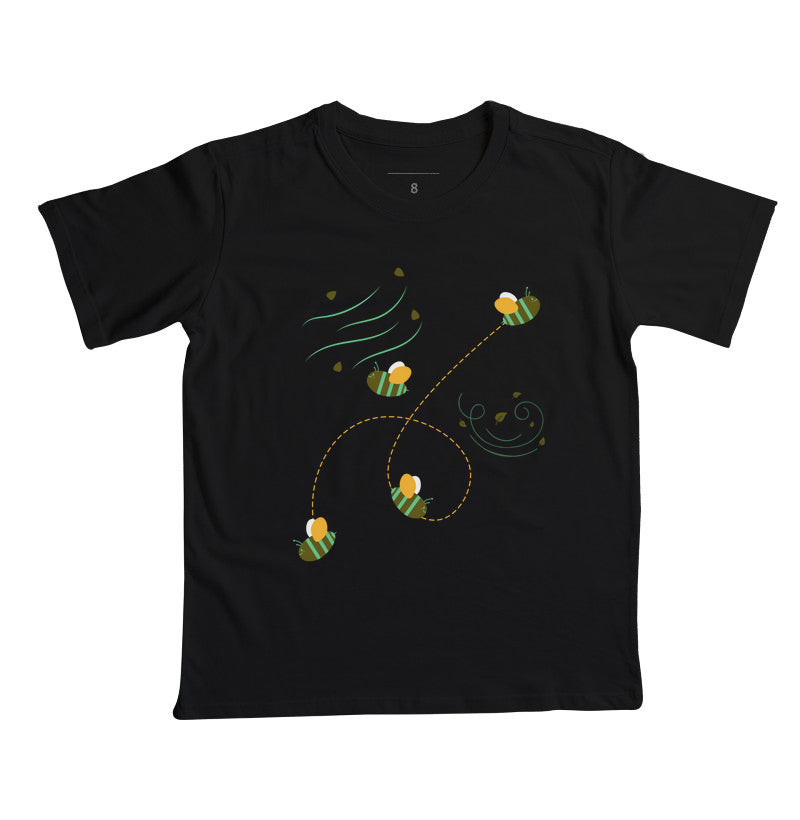 Camiseta Abelinhas voando