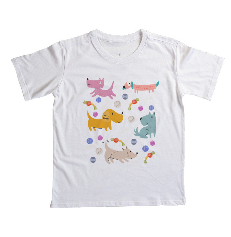 Camiseta Cachorrinhos Divertidos