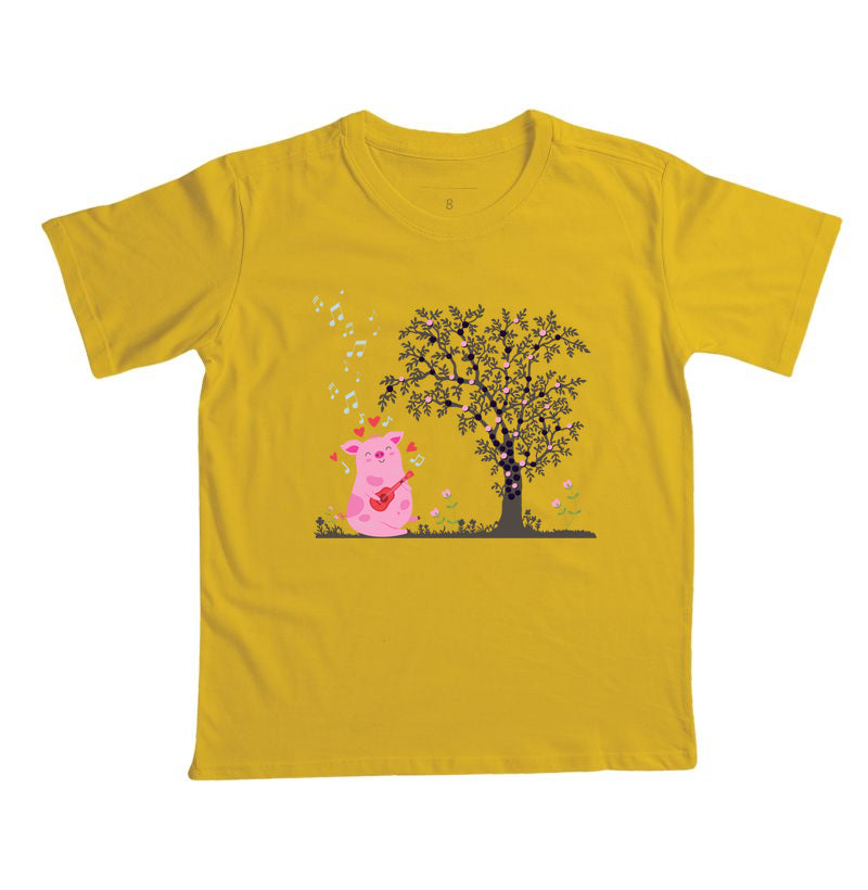 Camiseta Porquinho cantante