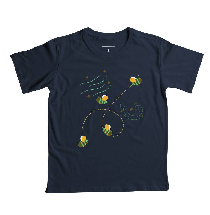 Camiseta Abelinhas ao Vento