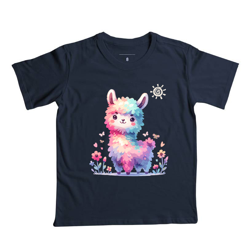 Camiseta Pequena Lhama