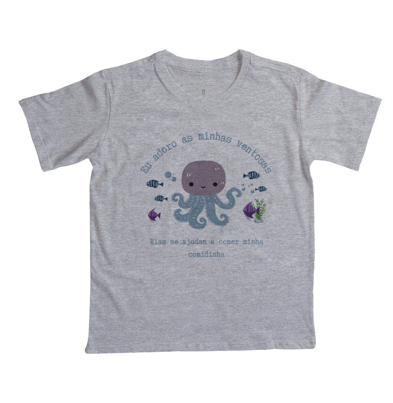 Camiseta Eu adoro as minhas ventosas