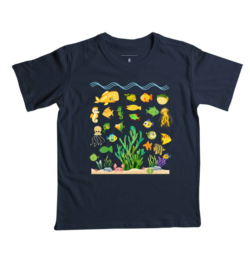 Camiseta Fundo do mar II