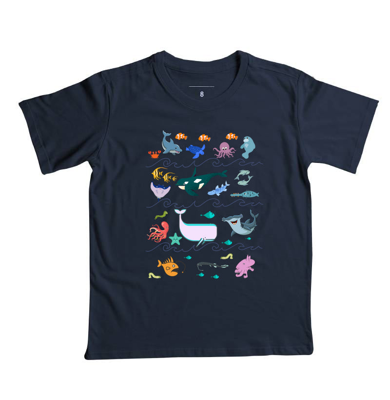 Camiseta Zonas do Oceano