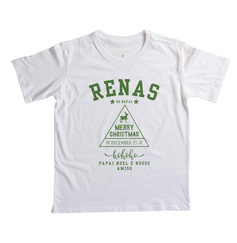Camiseta Renas de Natal