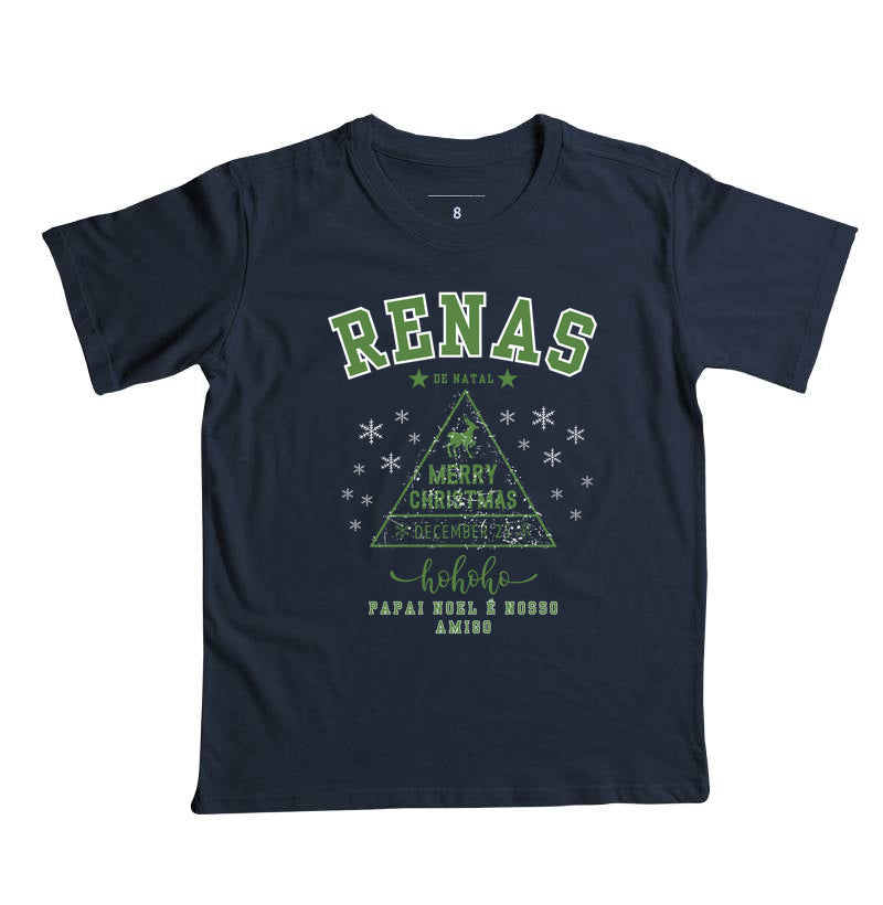 Camiseta Renas de Natal