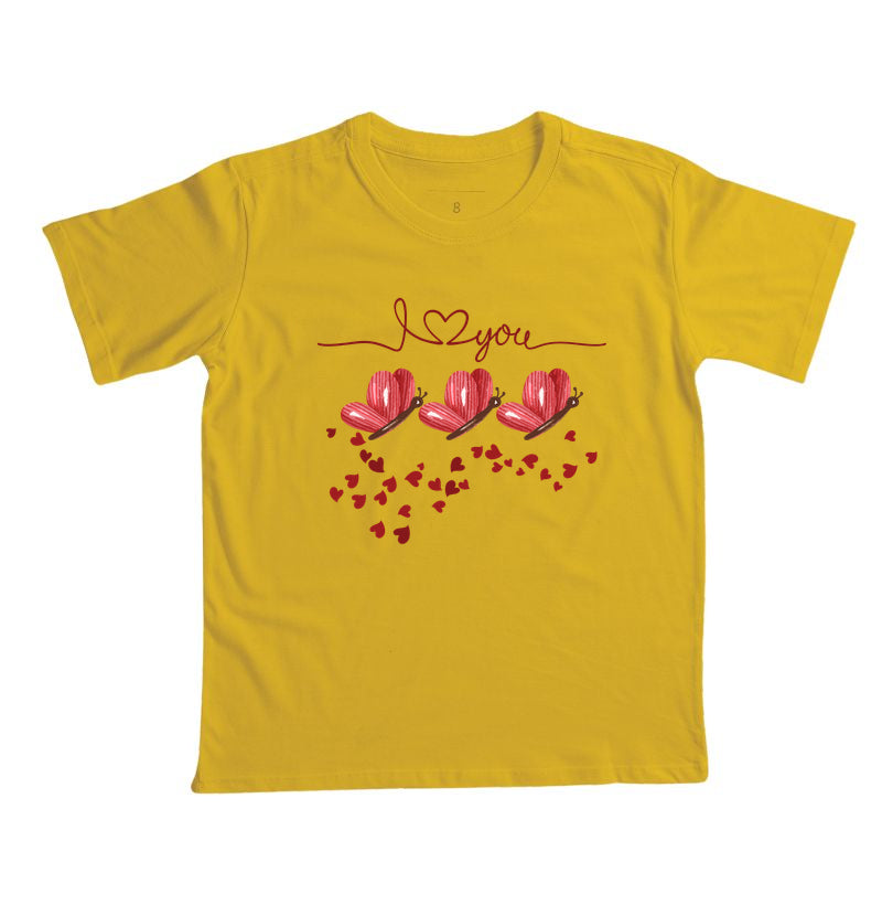 Camiseta Borboletas vermelhas