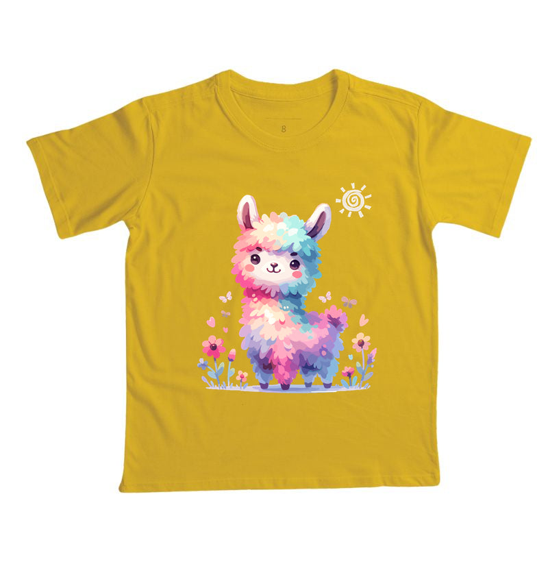 Camiseta Pequena Lhama