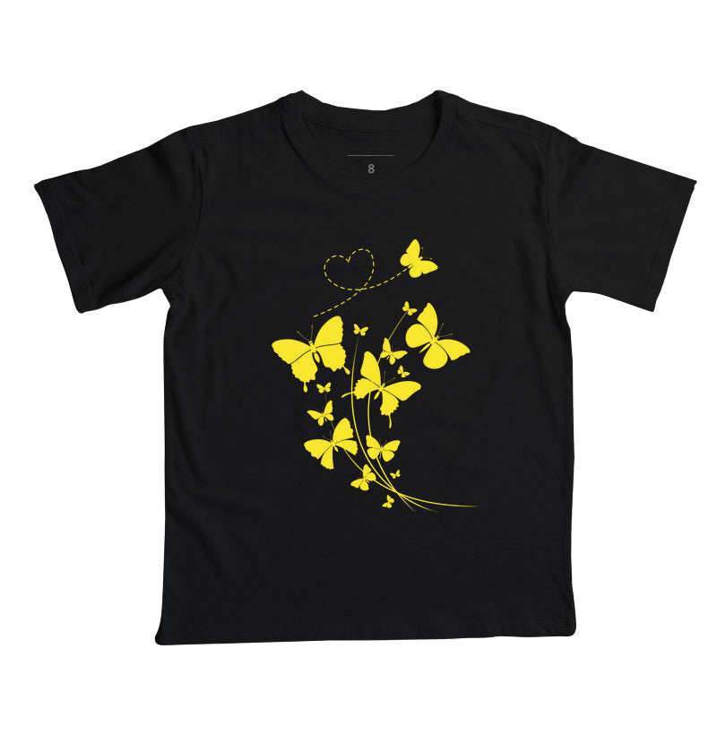 Camiseta Borboletas amarelas