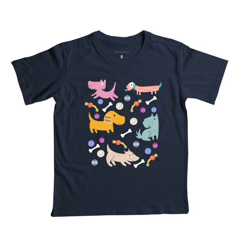 Camiseta Cachorrinhos Divertidos