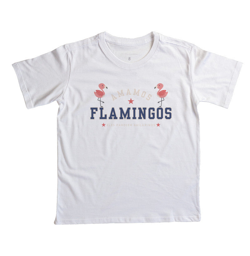 Camiseta Amamos Flamingos