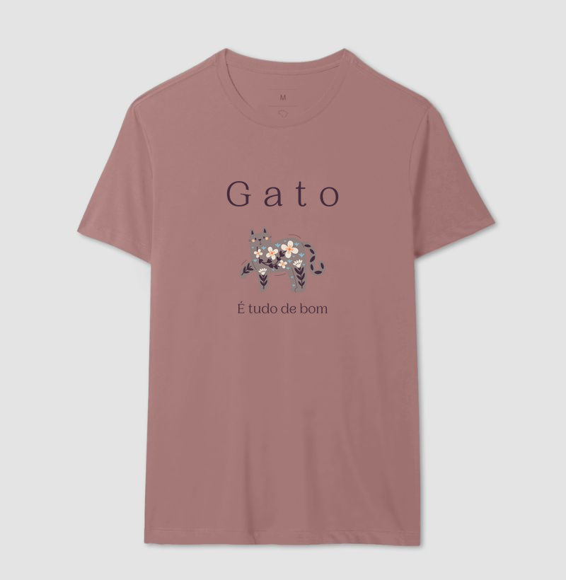 Camiseta Gato é Tudo de Bom