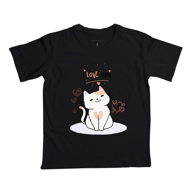Camiseta Cat I love You