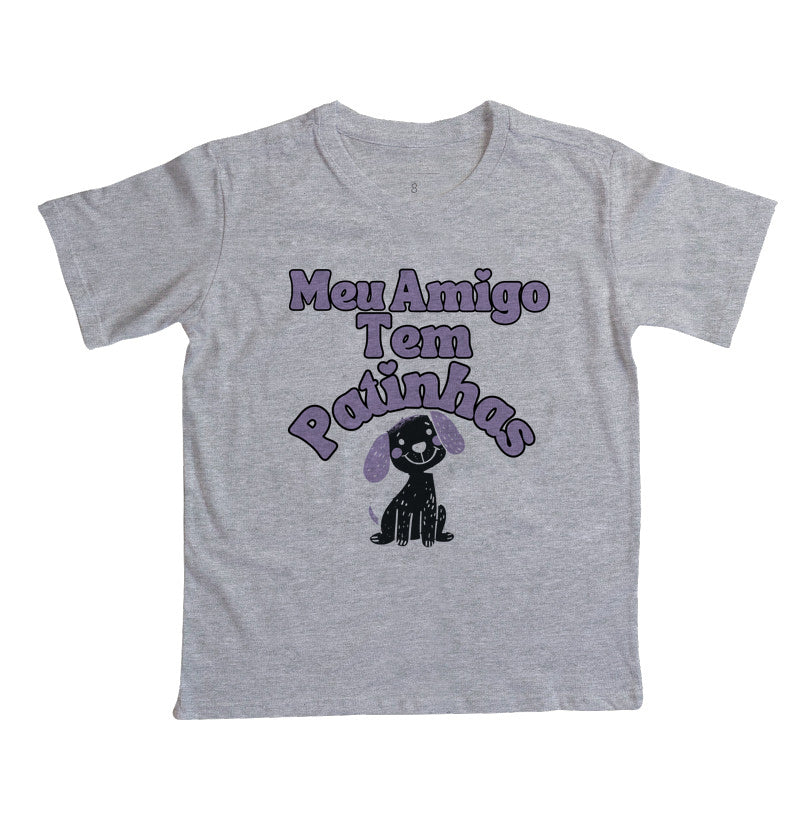 Camiseta Meu Amigo Tem Patinhas