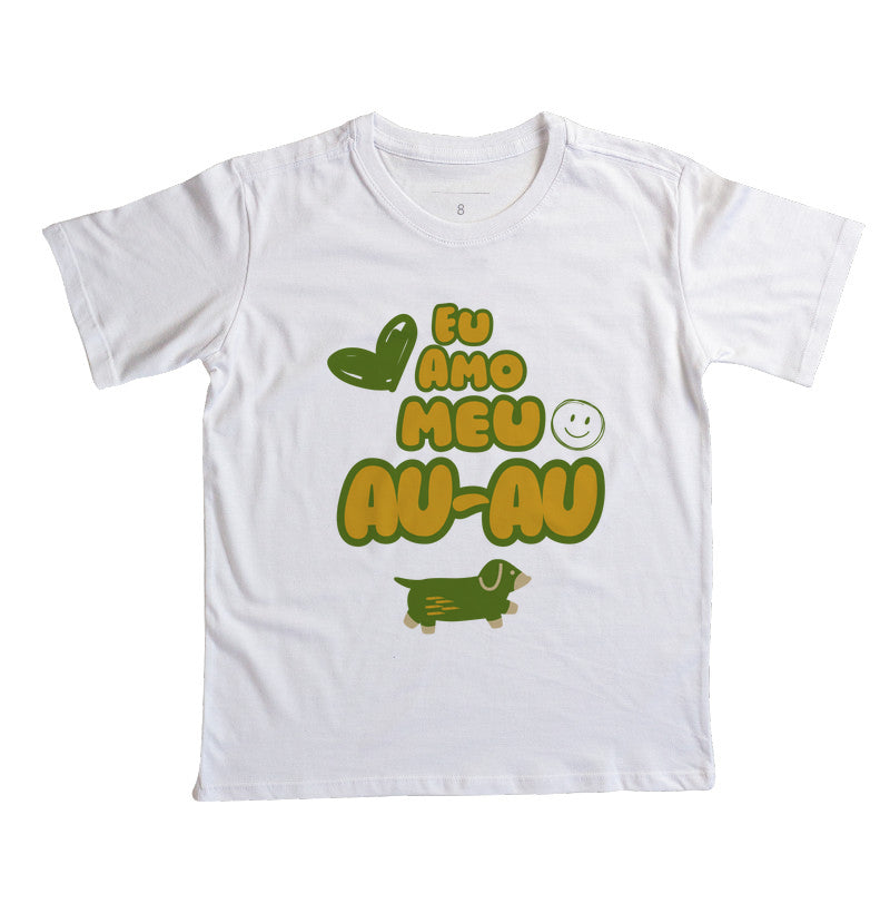 Camiseta Eu amo meu au-au