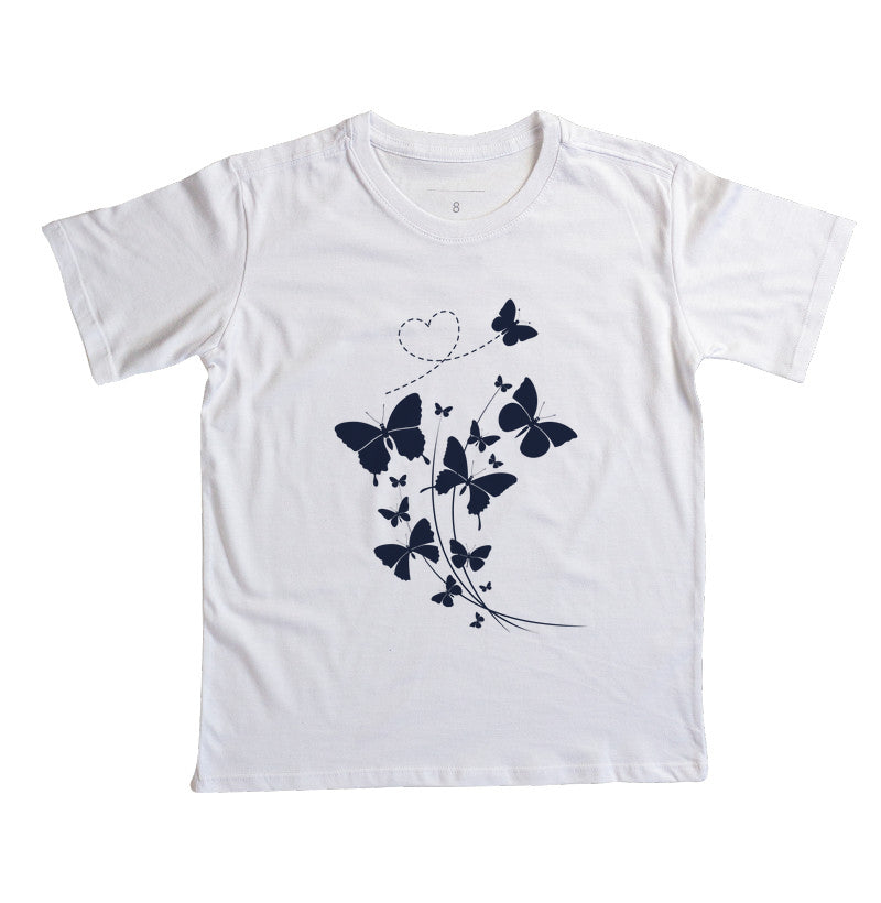 Camiseta Borboletas azuis