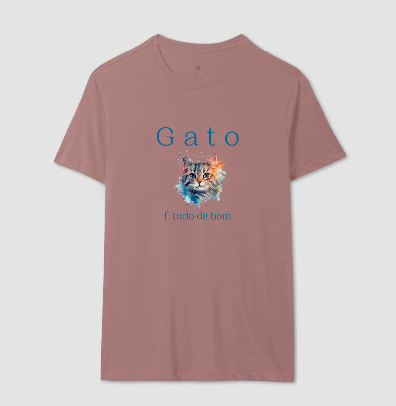 Camiseta Gato é Tudo de Bom