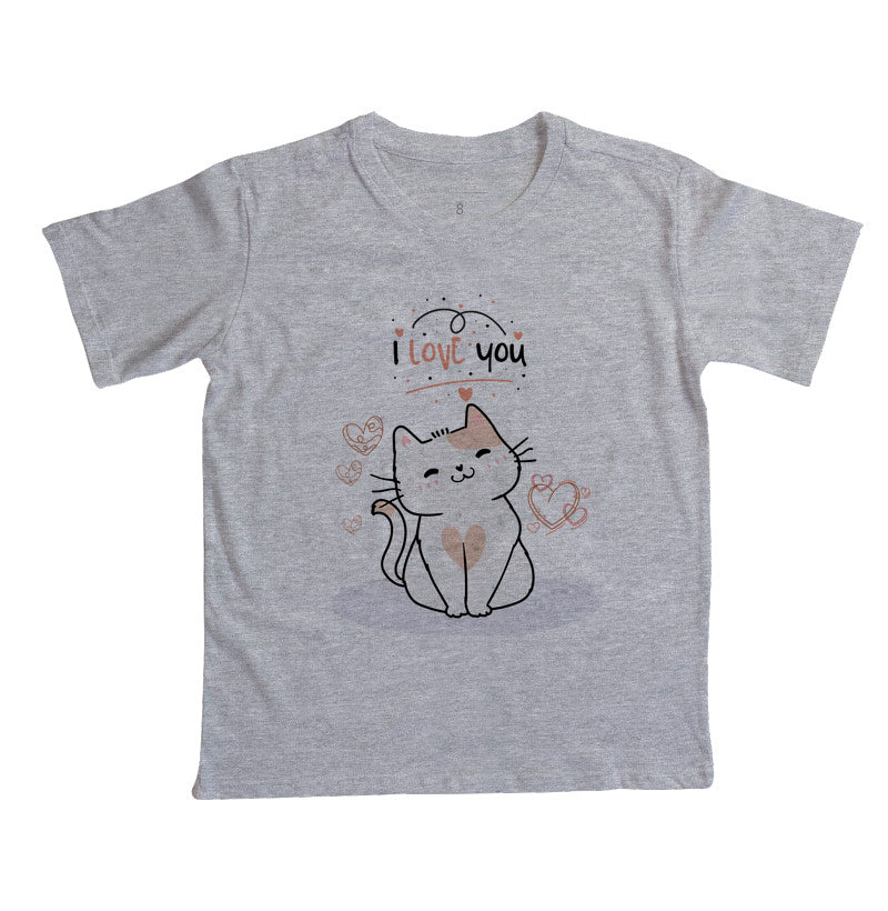 Camiseta Cat I love You