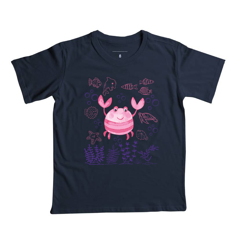 Camiseta Meu amigo Caranguejo