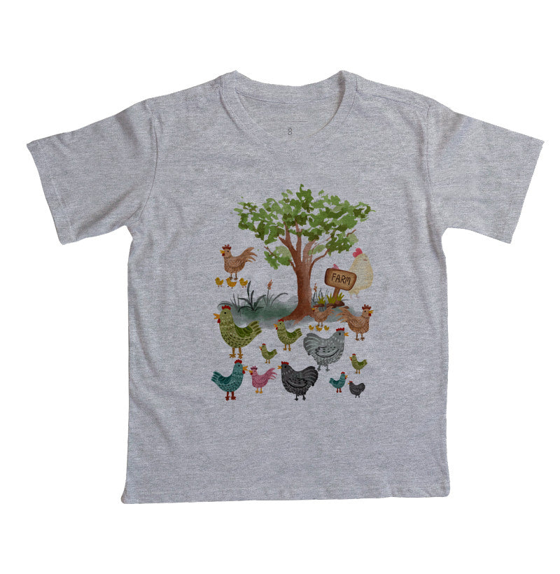Camiseta Galinhas na Fazenda