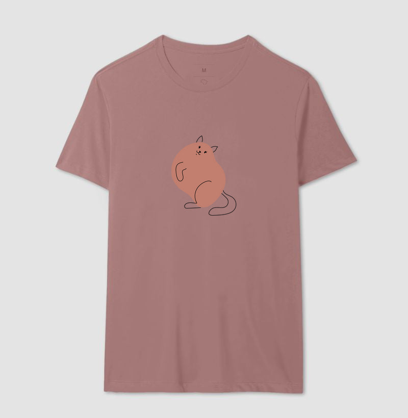 Camiseta Gato e Traços