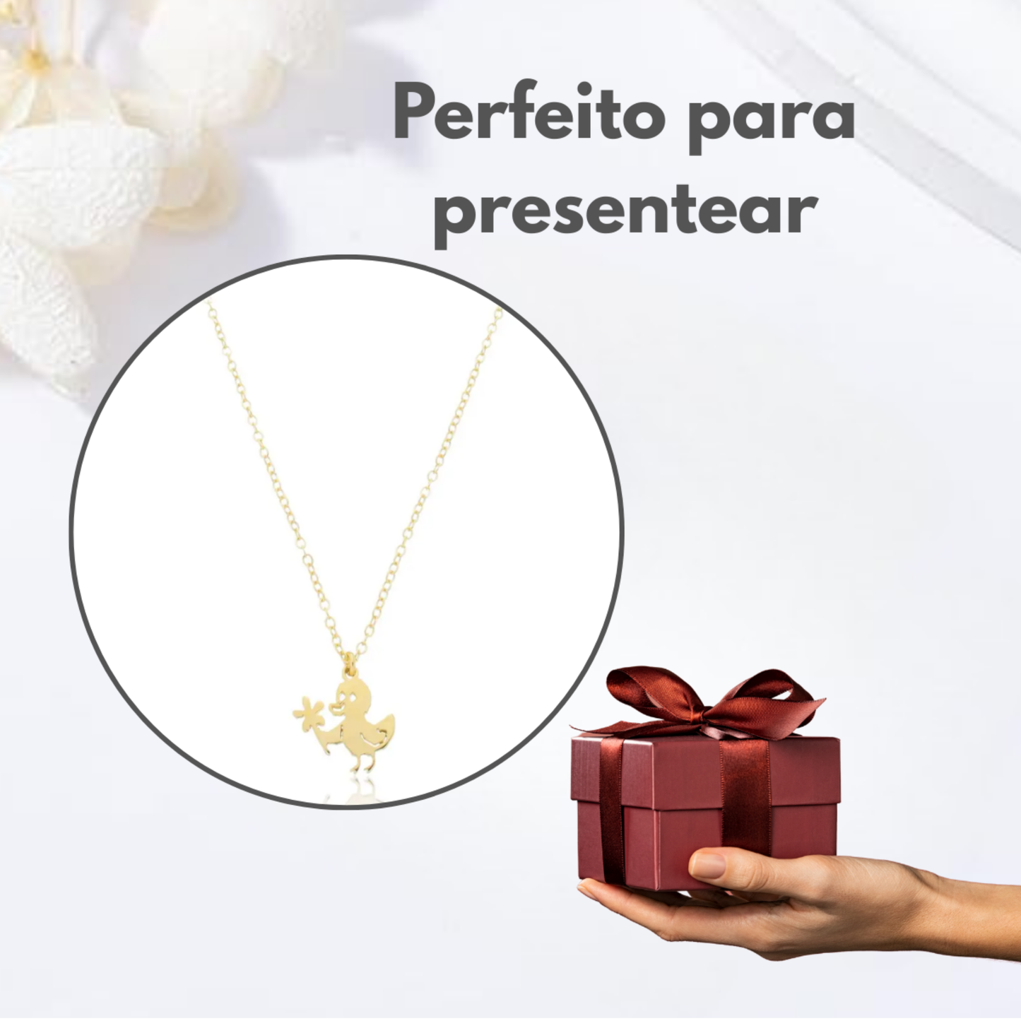 Colar Infantil Uma Linda Flor para Você