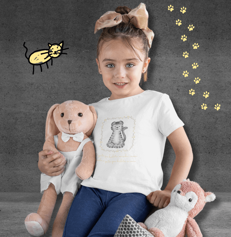 Camiseta Gato Namastê