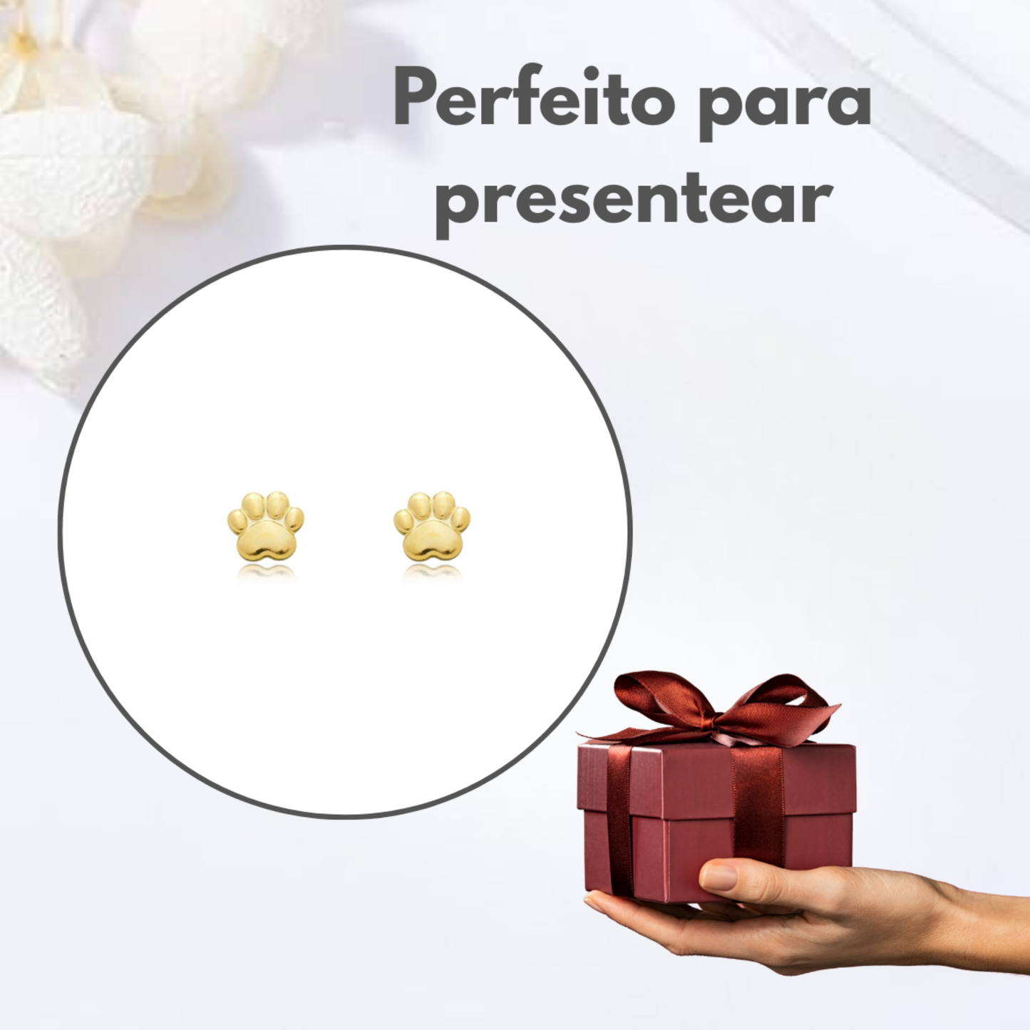 Brincos Infantis Patinhas