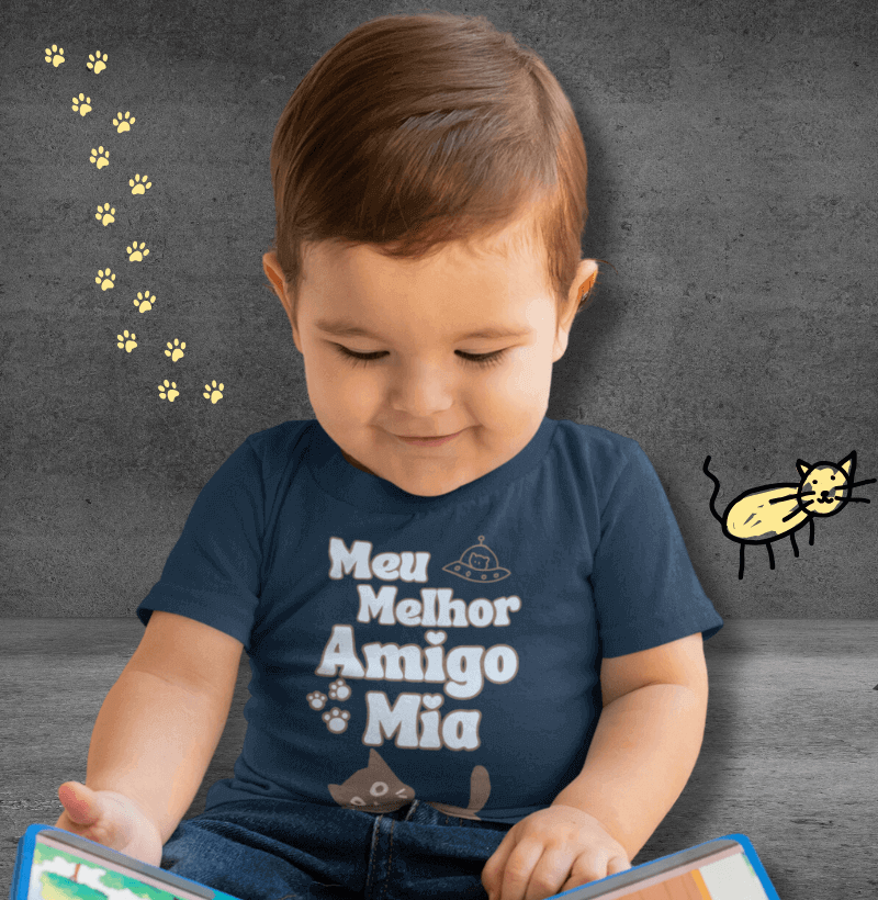 Camiseta Meu melhor amigo mia