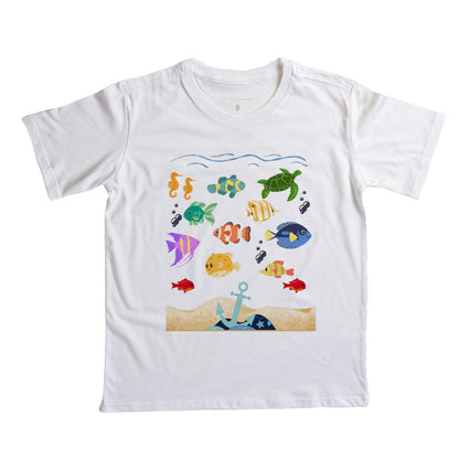 Camiseta Fundo do mar
