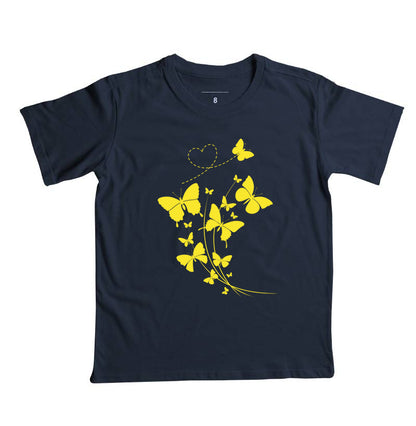 Camiseta Borboletas amarelas