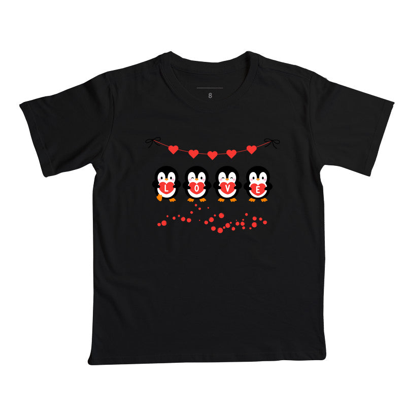 Camiseta Pinguins amorosos