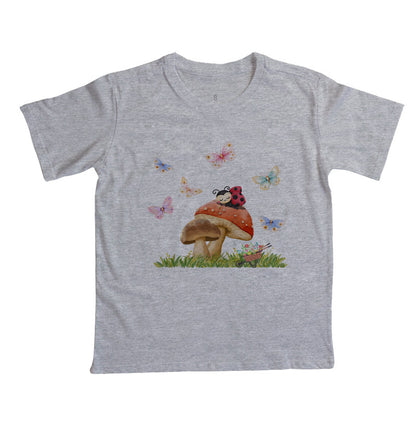 Camiseta Borboletas e Joaninha