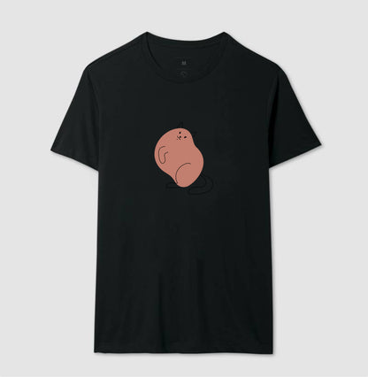 Camiseta Gato e traços