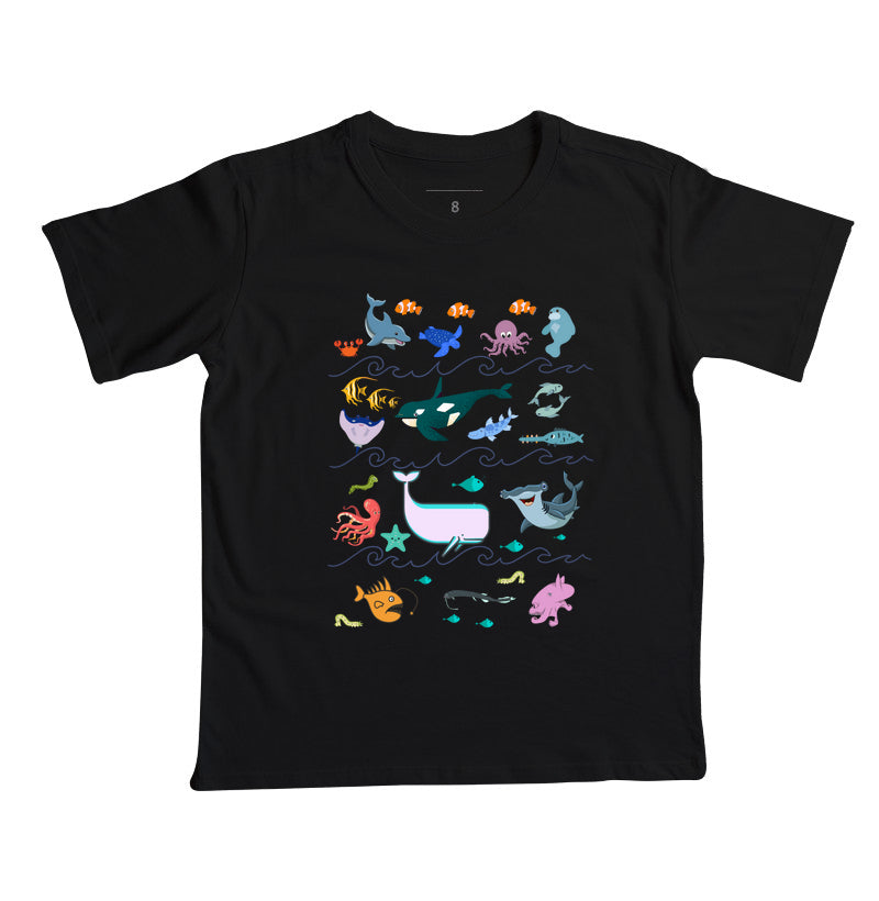 Camiseta Zonas do Oceano