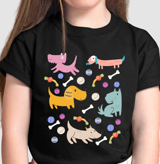 Camiseta Cachorrinhos Divertidos
