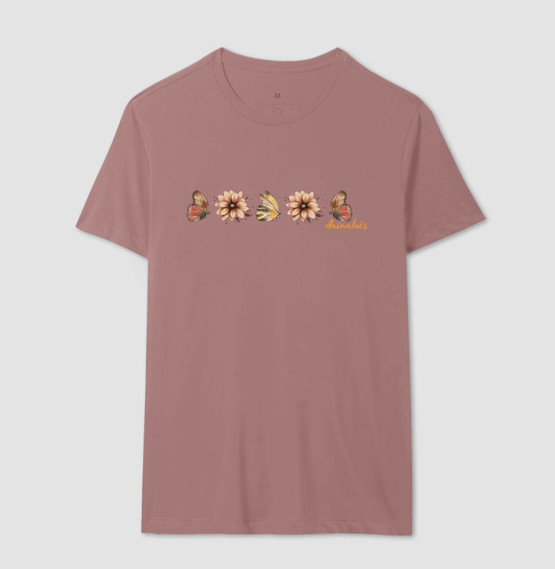 Camiseta Borboletas & Flores