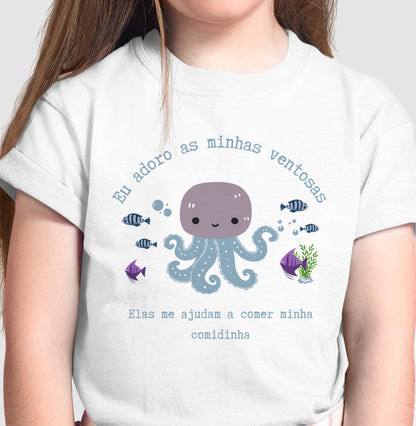 Camiseta Eu adoro as minhas ventosas