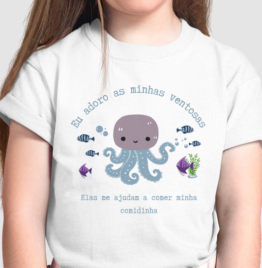 Camiseta Eu adoro as minhas ventosas
