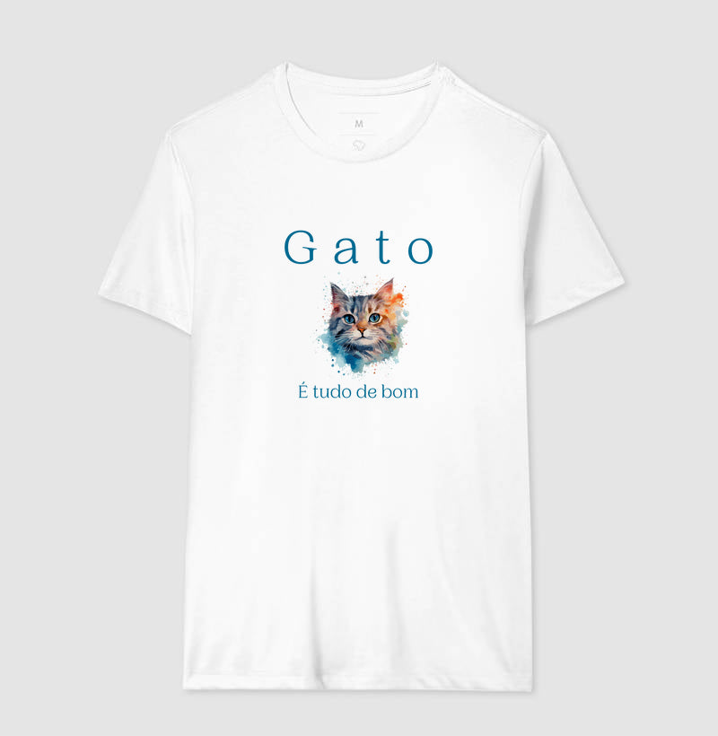 Camiseta Gato é Tudo de Bom