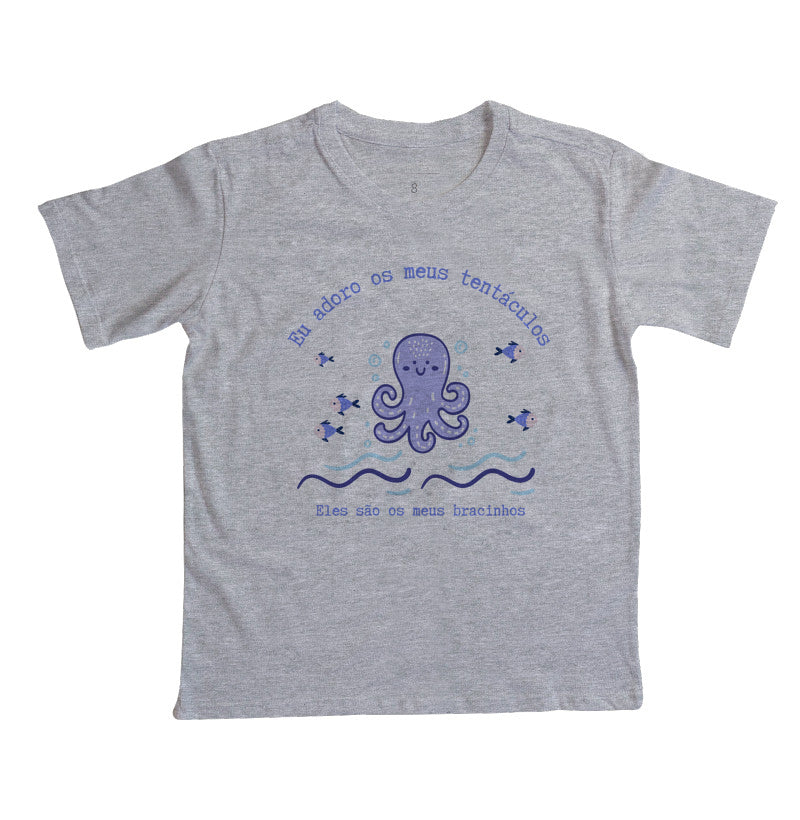 Camiseta Eu adoro os meus Tentáculos