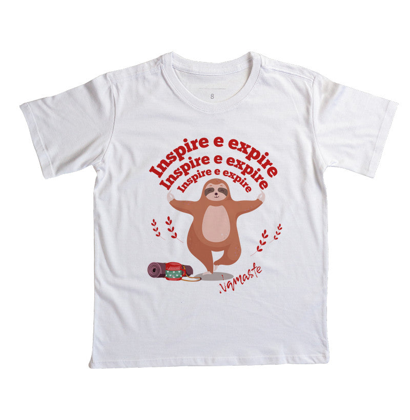 Camiseta Inspire e expire