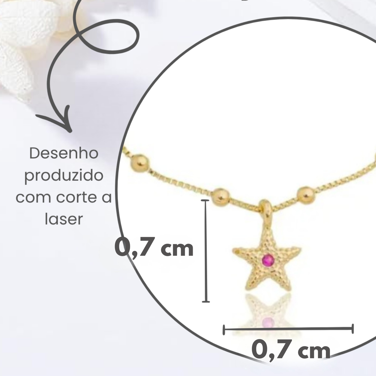 Pulseira Estrelinha do Mar