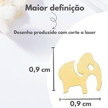 Brincos Elefantinhos Tranquilinhos